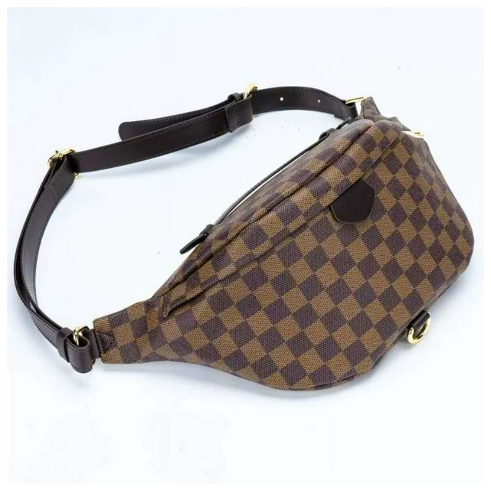 Riñonera Crossbody Elegante Mazzantini Marrón para Mujer