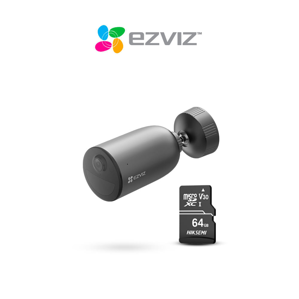 Càmara inalambrica wifi para exterior con bateria 2K + 64GB - Ezviz