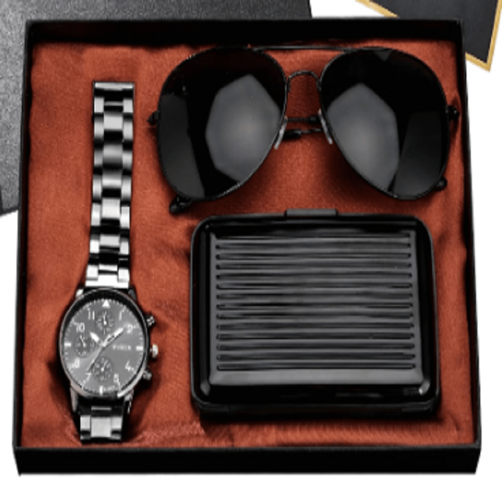 Pack Día del Padre Lentes Reloj Billetera