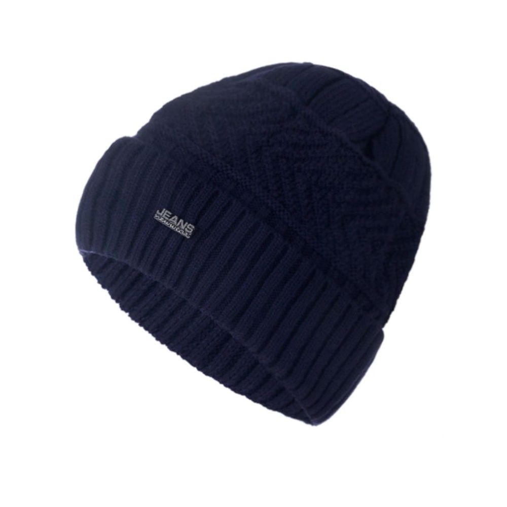 Beanie chullo gorro jeans azul