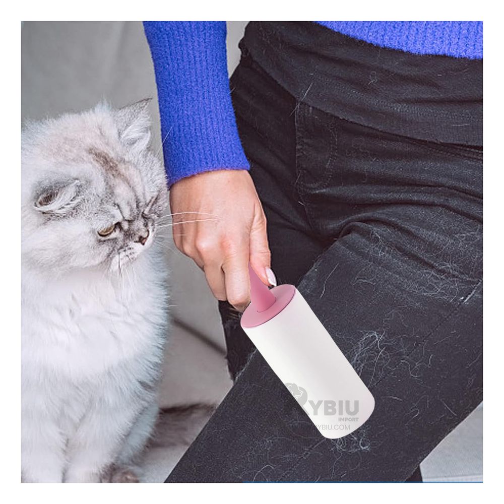 Rodillo Quita Pelusa de Color Rosado
