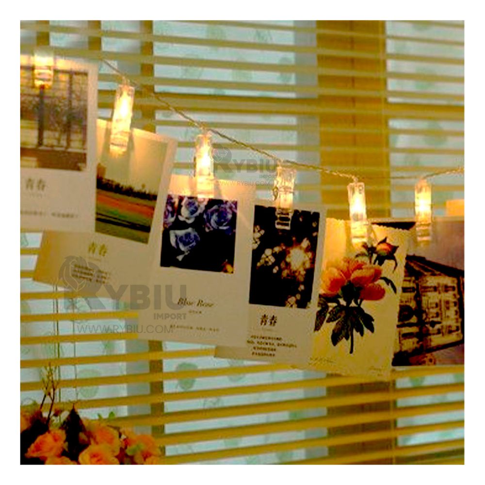 Guirnalda LED para Habitaciones de 20 Clips 3 m Y+Stickers