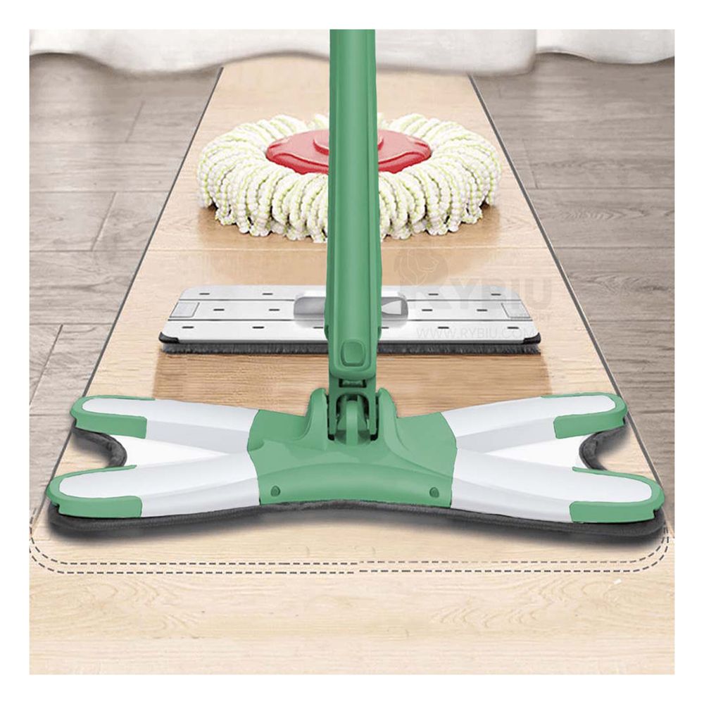 Trapeador Mariposa con Sistema de Escurrido en Verde