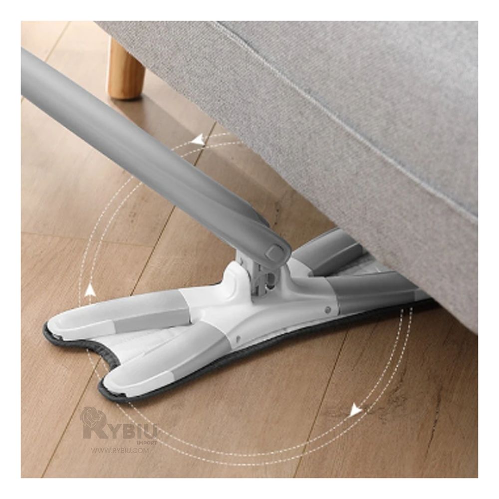 Trapeador Compacto de Color Plomo Y+Stickers