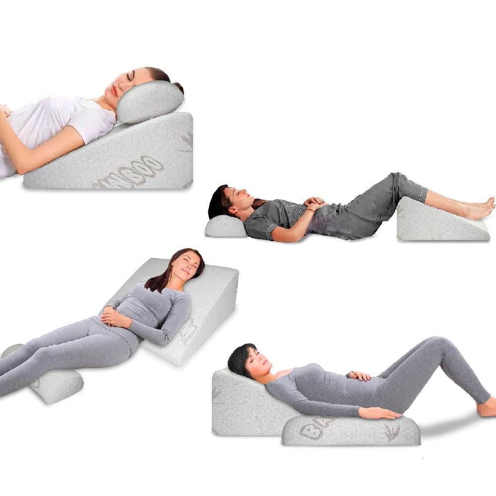 Cojín Antireflujo con Almohada Cervical Multiusos Teraflex 60x55x30cm