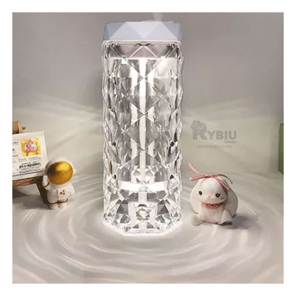 Lampara Practico Led de Cristal en Colores Y+Papel de Regalo