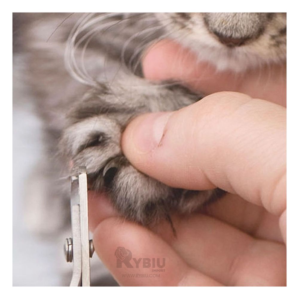 Cortador de Uñas de Mascotas con Lima Rosado