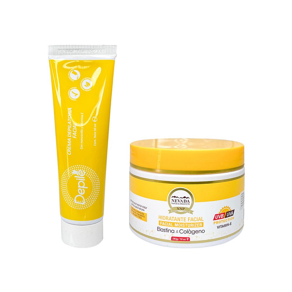 Combo Crema Depiladora Facial Depile + Crema Facia