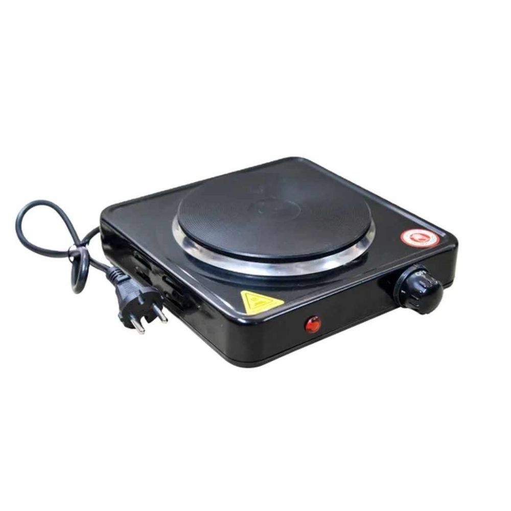 Cocina 1 Hornilla RAF 1000W Portatil Antiadherente en Negro