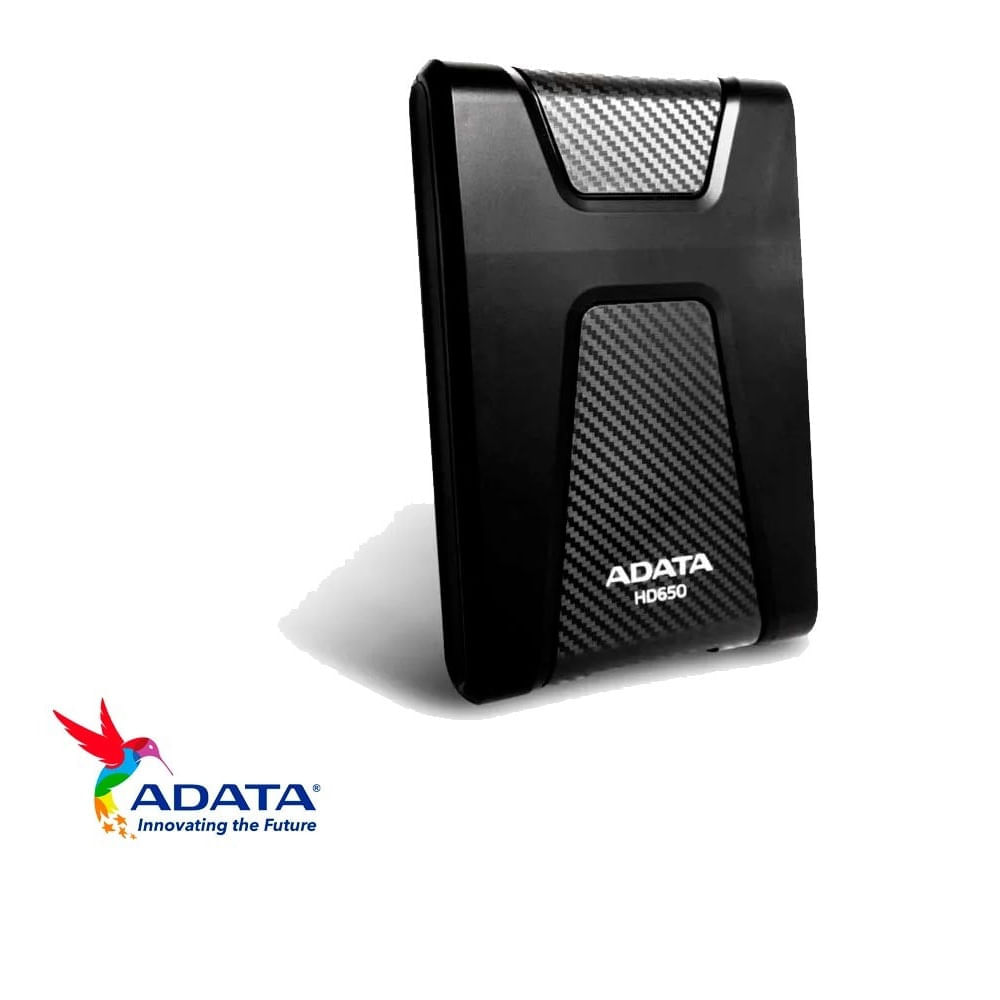 Disco Duro Externo AData HD650 1TB Negro USB 3.2 AHD650-1TU31-CBK