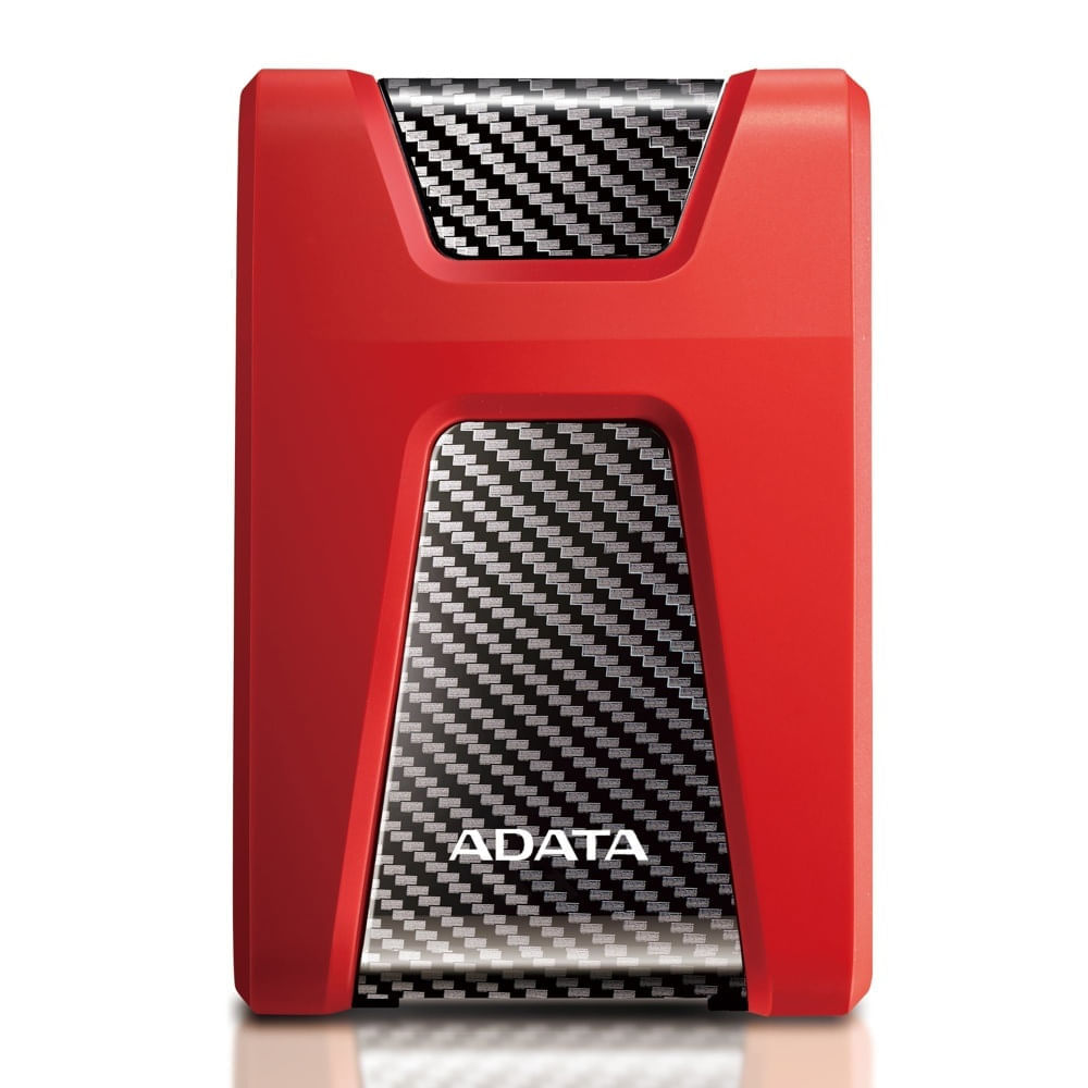 Disco Duro Externo AData Durable HD650 2TB Rojo USB AHD650-2TU31-CRD
