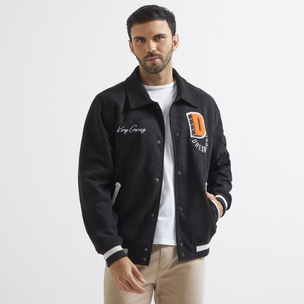 Mossimo Falabella Mossimo Chaqueta Cuero Mujer Mossimo Jeans Negro