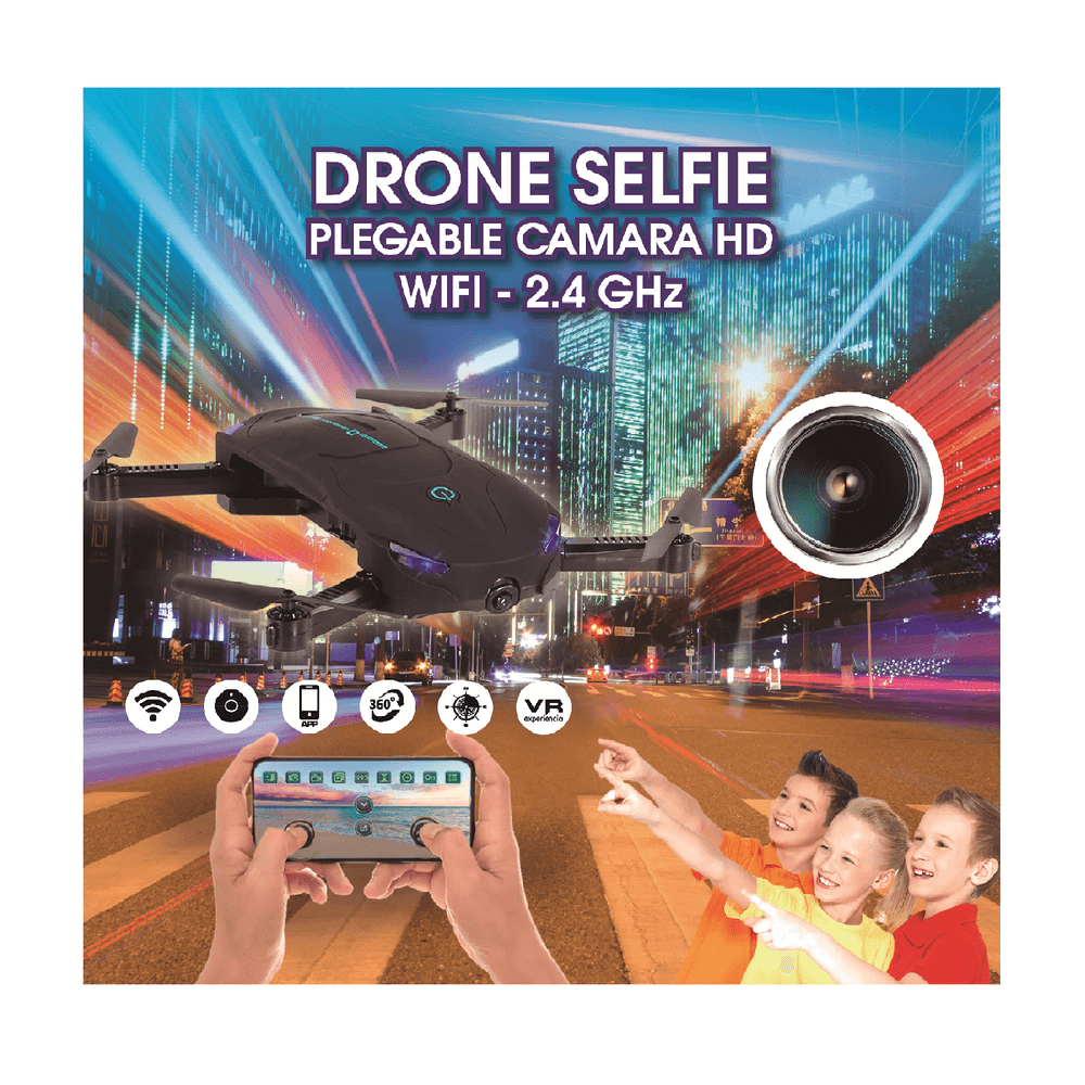 Drone-Selfie-Moontop-M9952-Camara-Wifi-HD-Plegable Drone-Selfie-Moontop-M9952-Camara-Wifi-HD-Plegable