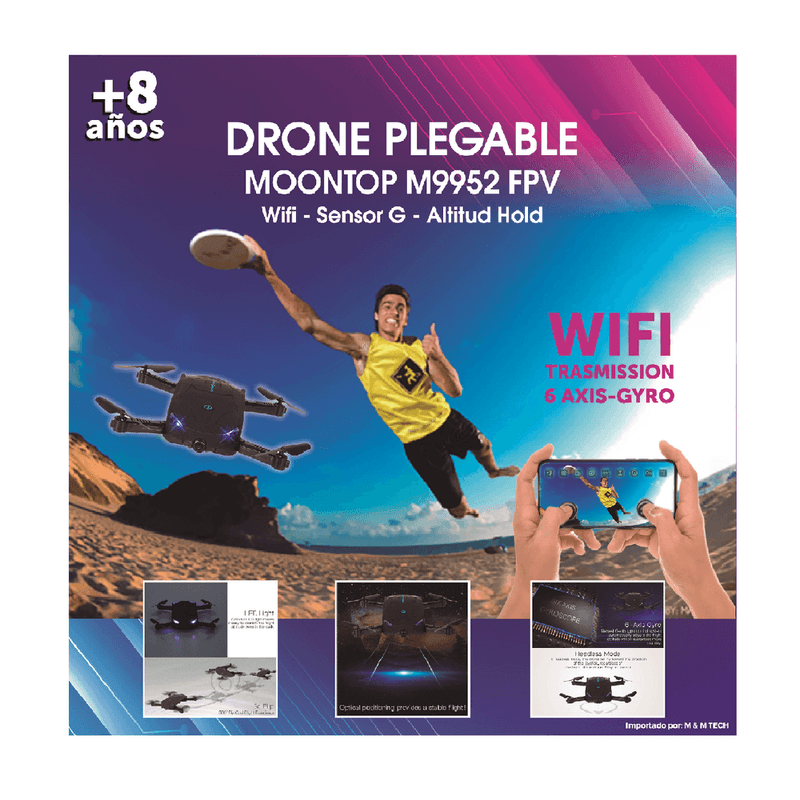 Drone-Selfie-Moontop-M9952-Camara-Wifi-HD-Plegable