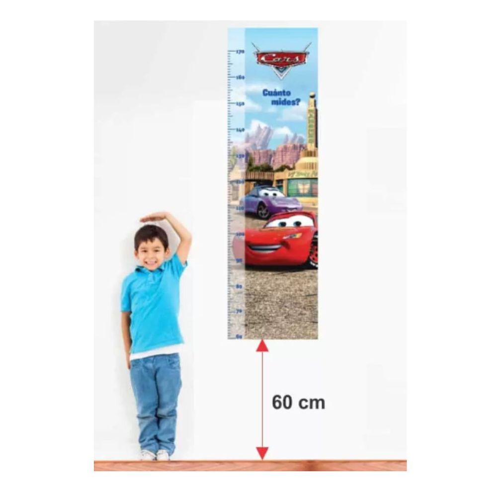 Pegatina Tallímetro Infantil Cars