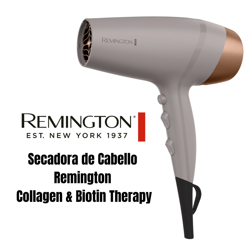 Secadora de Cabello Remington Collagen & Biotin Therapy - 2200 watts