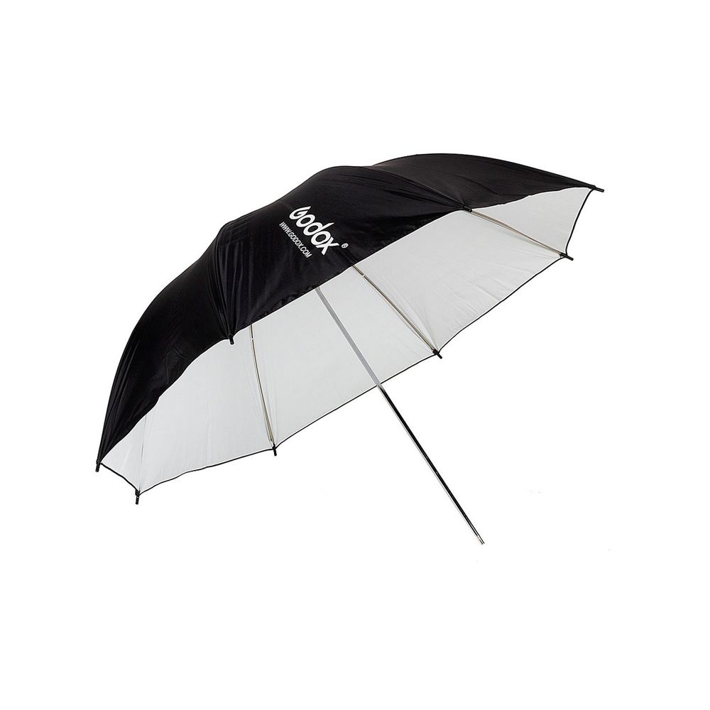 Sombrilla Godox blanca con negro de 101cm