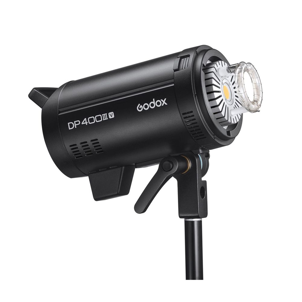 Flash de estudio Godox DP400 III-V con luz de modelado LED