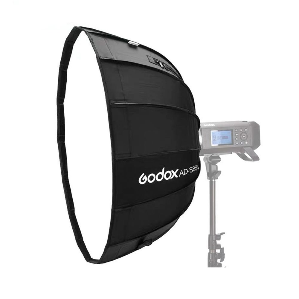 Softbox parabólico Godox AD-S85S - montura Godox - armado rápido