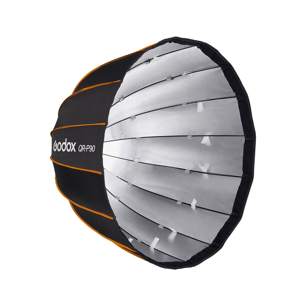 Softbox parabólico Godox QR-P90 de armado rápido montura Bowens