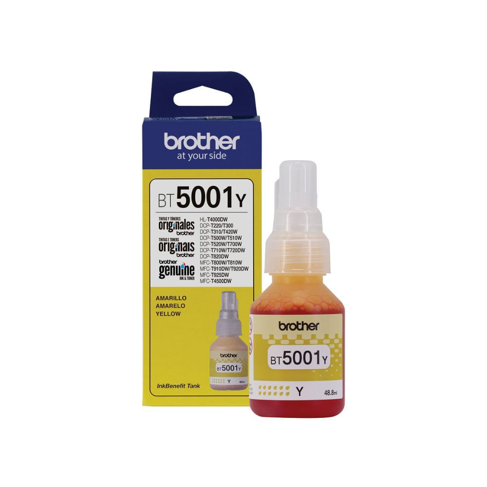 Botella de Tinta Brother BT-5001 Amarillo