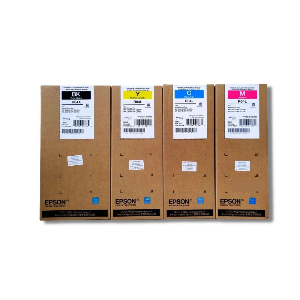 Tintas Epson R04L Colores y Negro