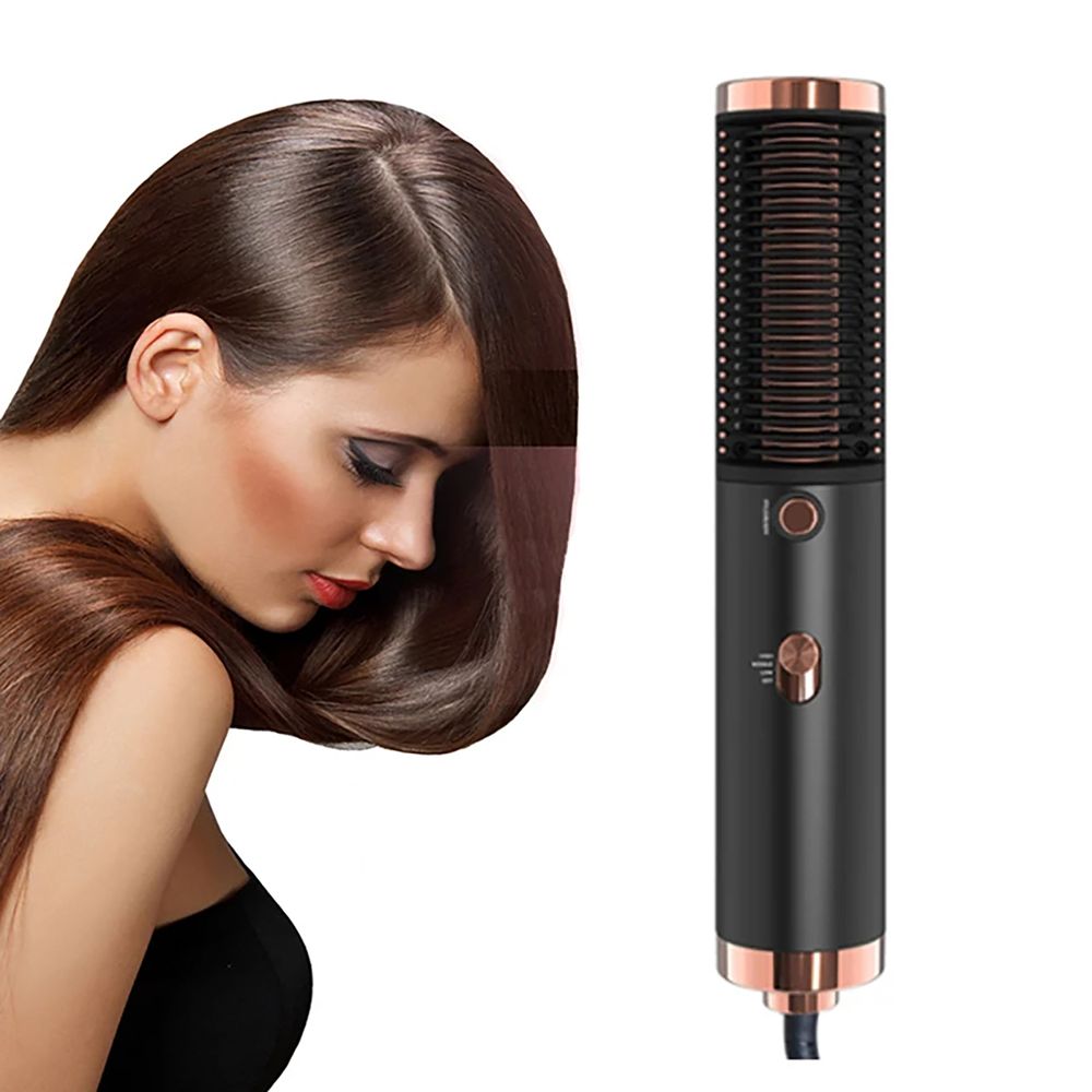 Secador de Cabello eléctrico Multifuncional 2en 1 Seca y Alisa el Pelo