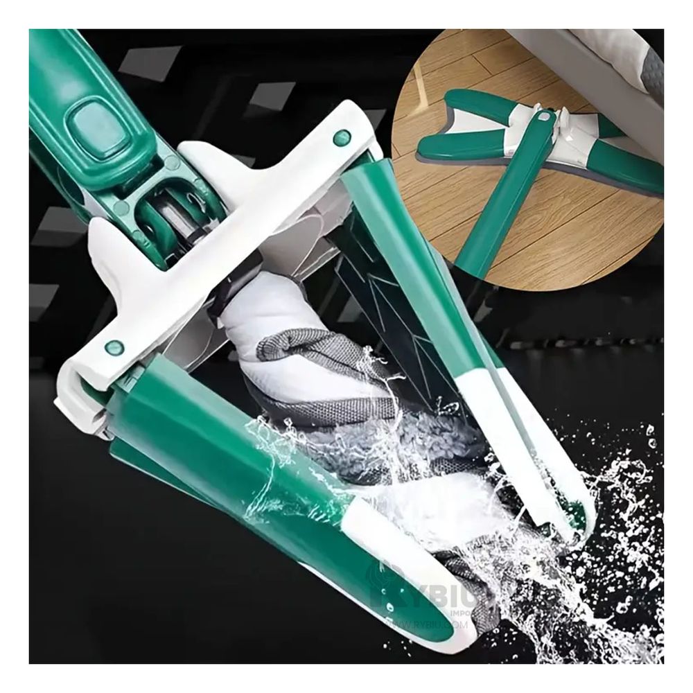 Trapeador Mariposa con Almohadillas Verde Y+Papel de Regalo