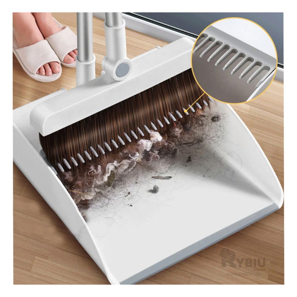 Escoba Set Versatil en Color Blanco Y+Agendita