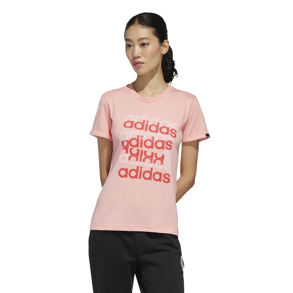 Polo Adidas Mujer Fm6155 W Big Gfx T Rosado ⇒ Mejor Precio ...