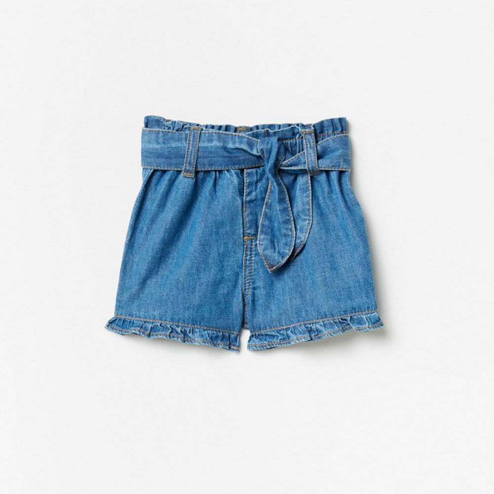 Short Sfera Bebé Niña Light Denim Azul Medio Oechsle Oechsle