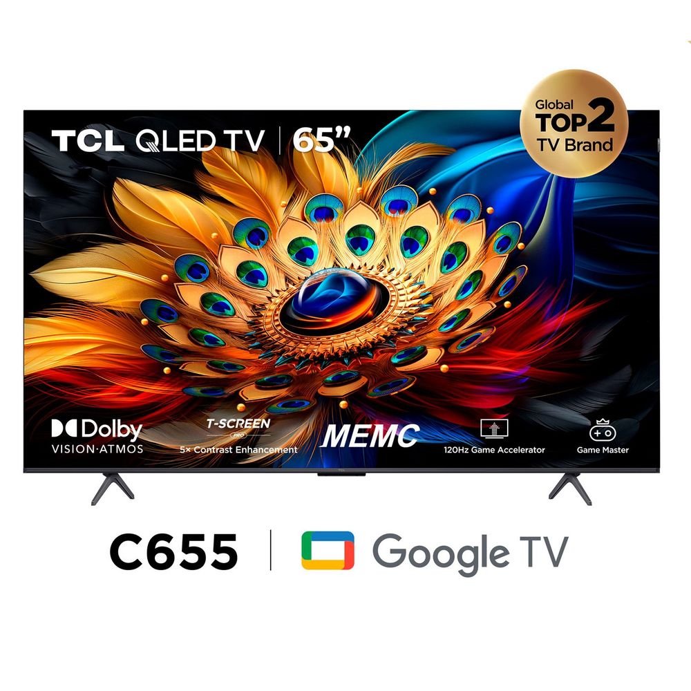 Televisor TCL 65"" 65C655 QLED Google TV 4K Ultra HD