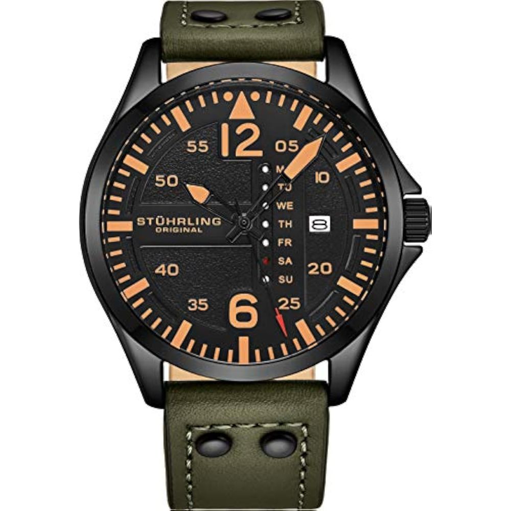 Reloj Casual Stuhrling Original 3916 para Hombre en Verde