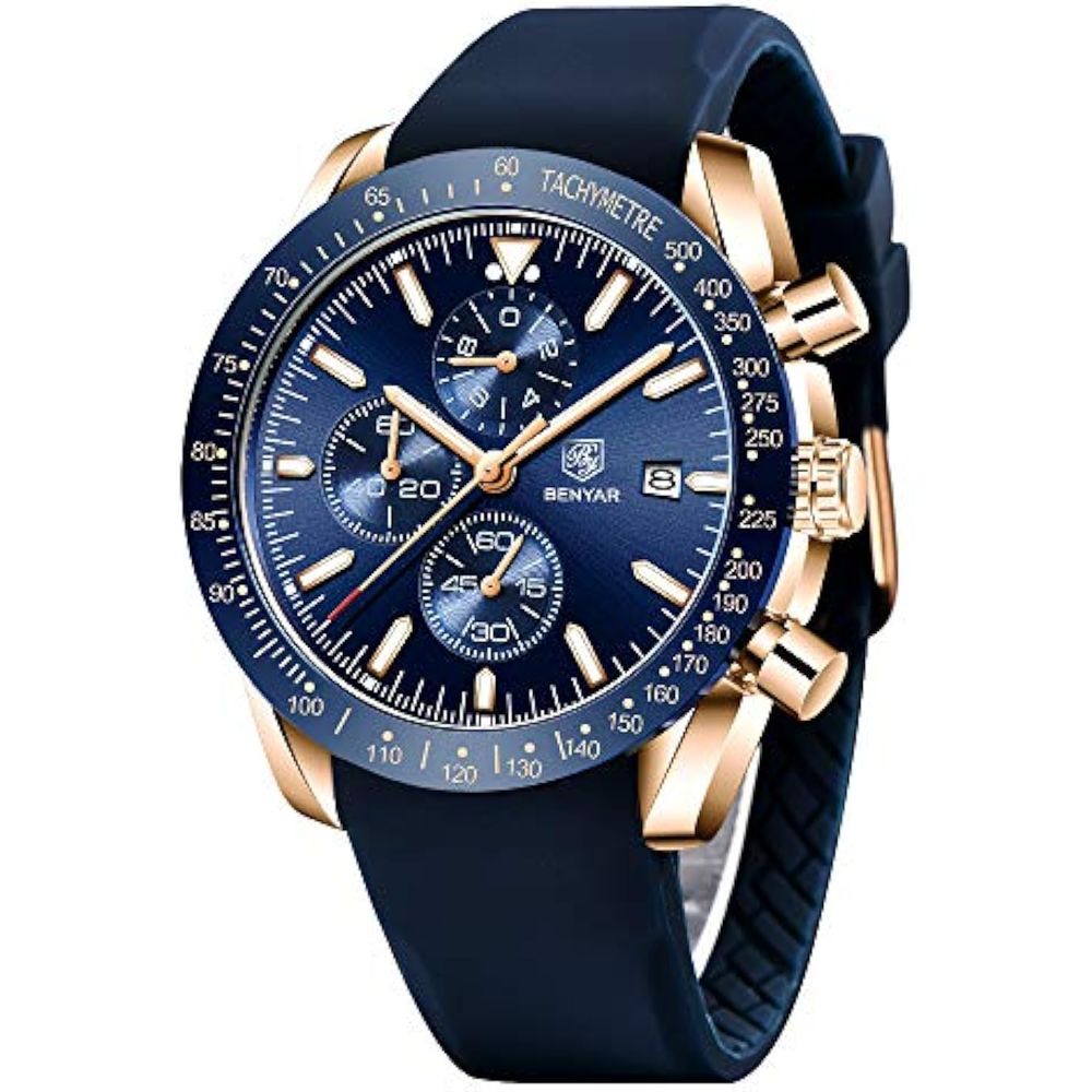 Reloj Casual By Benyar By-5140 para Hombre en Azul