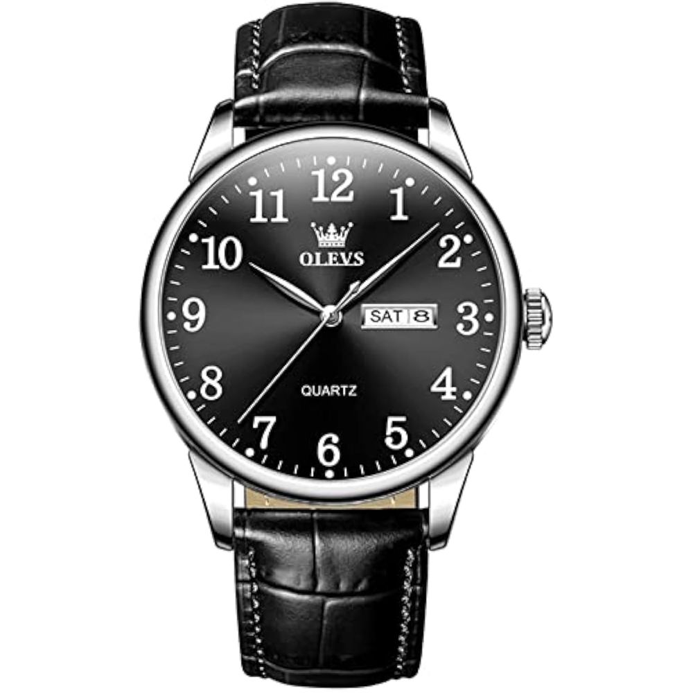 Reloj Casual Olevs Scc-S-G5535Ph-Bh-F para Hombre en Negro