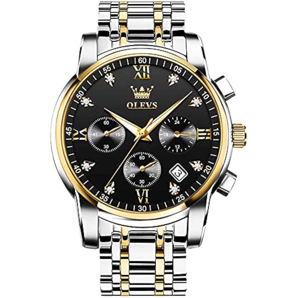 Reloj Casual Olevs Ouw-S-G2858Gj-Jjh para Hombre en Plateado