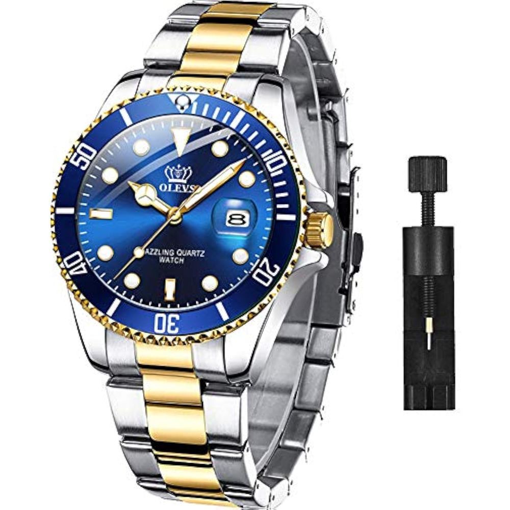 Reloj Casual Olevs 2020 para Hombre en Plateado