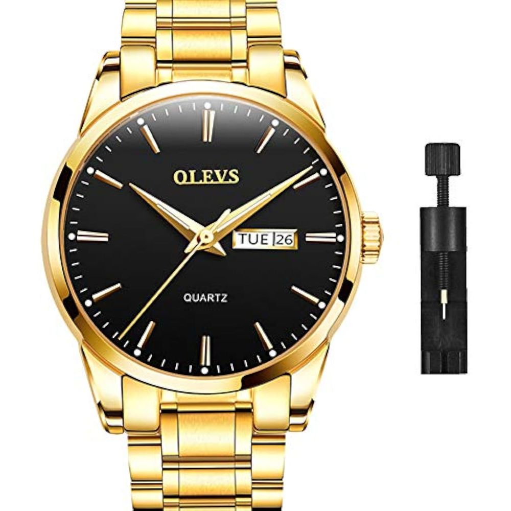 Reloj Casual Olevs para Hombre en Dorado