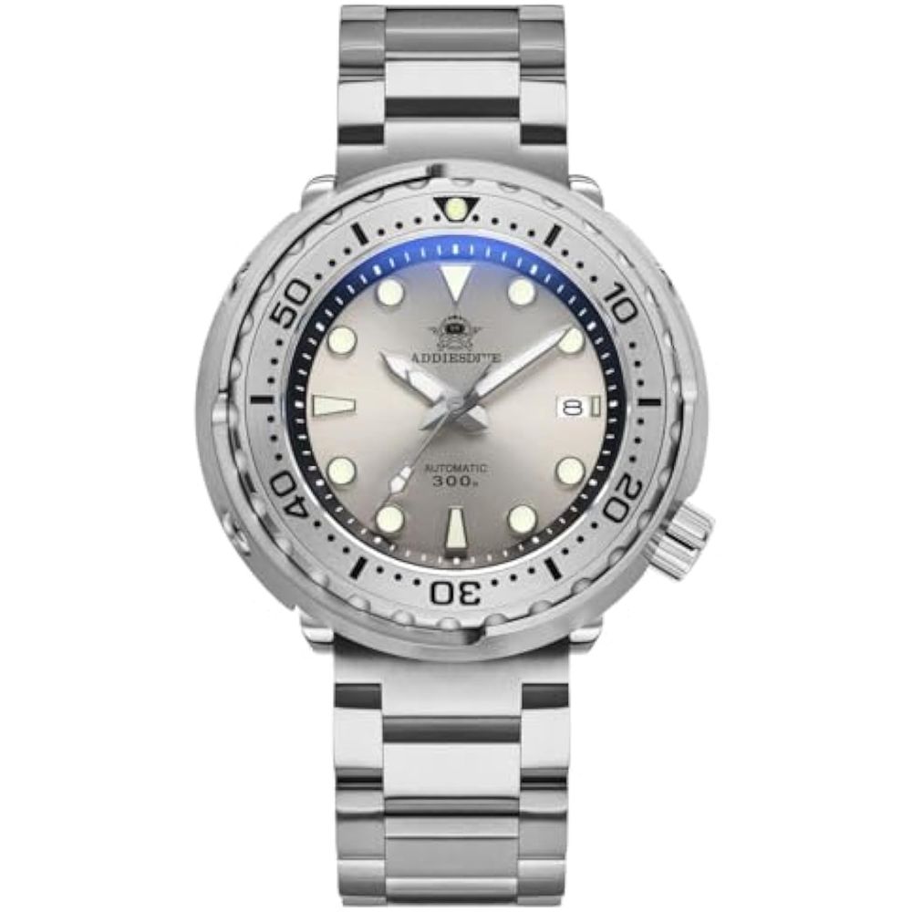Reloj Casual Addiesdive Us-H5C-Steel para Hombre en Plateado