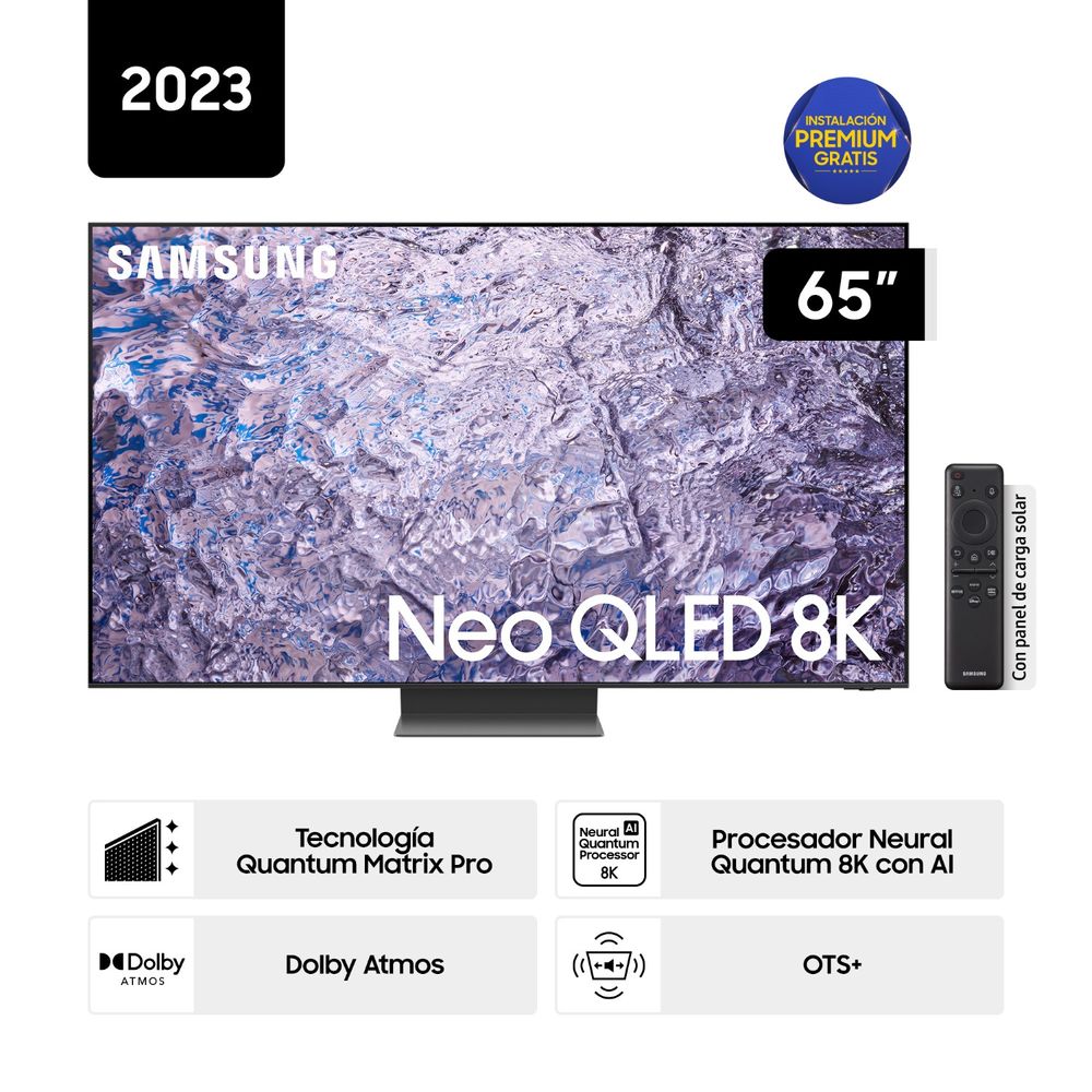 Televisor Samsung 65" QN65QN800CGXPE Neo Qled 8K