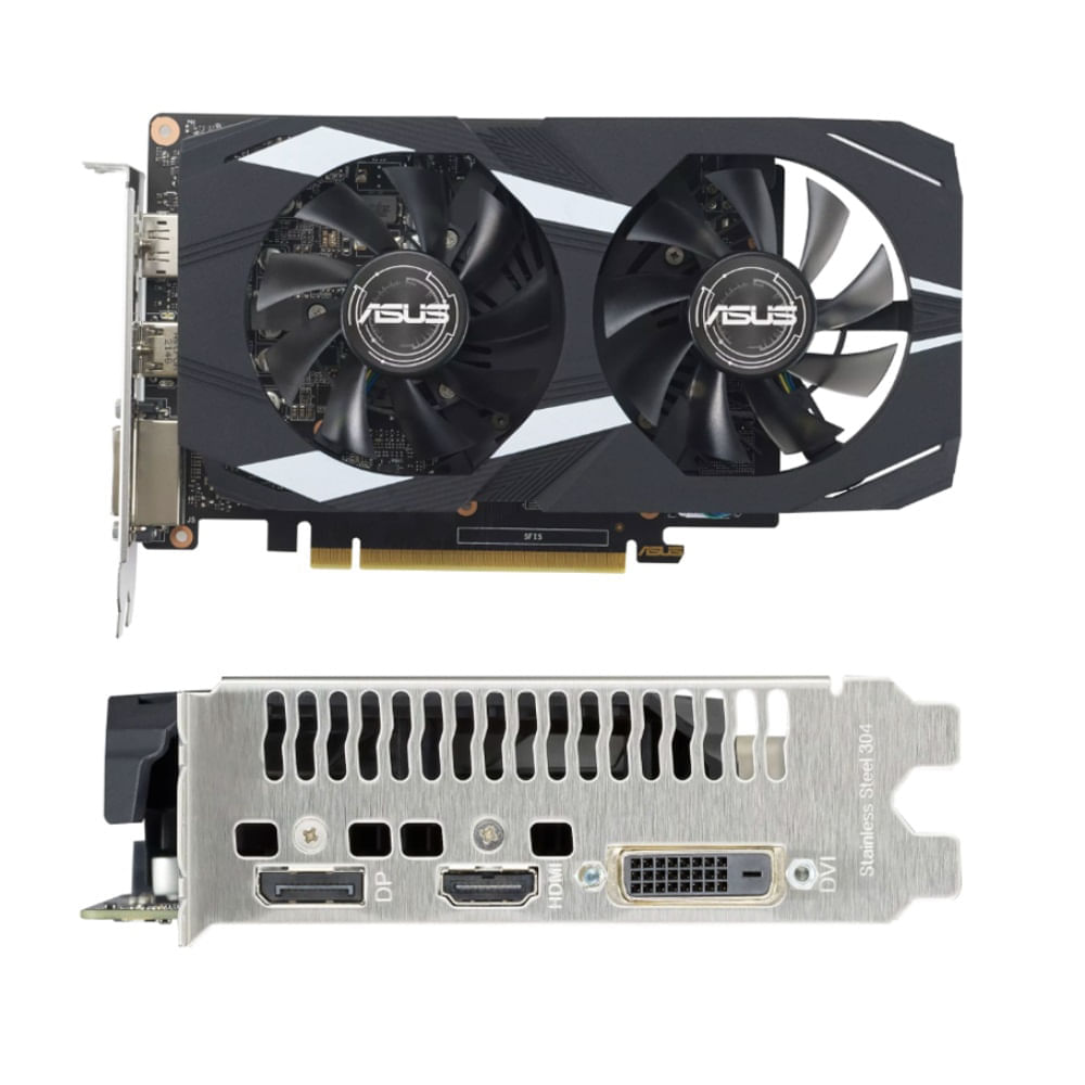 Tarjeta video ASUS Dual GeForce GTX 1650 4GB GDDR6 EVO PCI Express 3.0