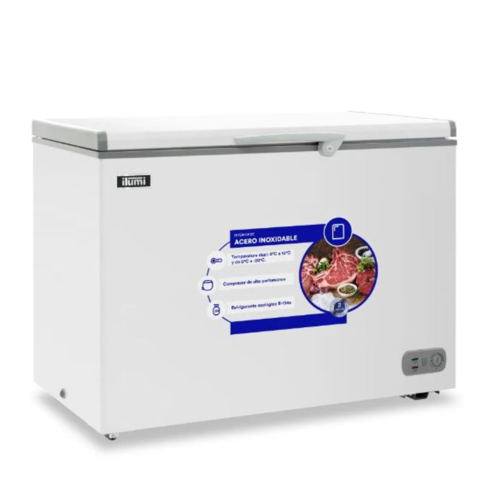 Congelador Ilumi 340Lt Tfi-3400wh