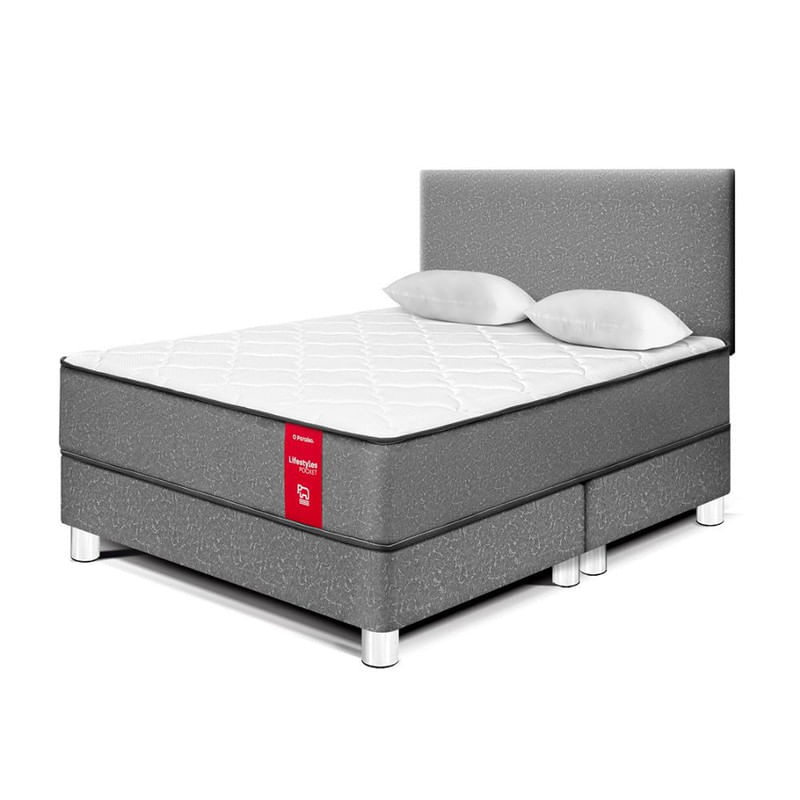 Dormitorio Paraíso Lifestyles Pocket Queen Plata