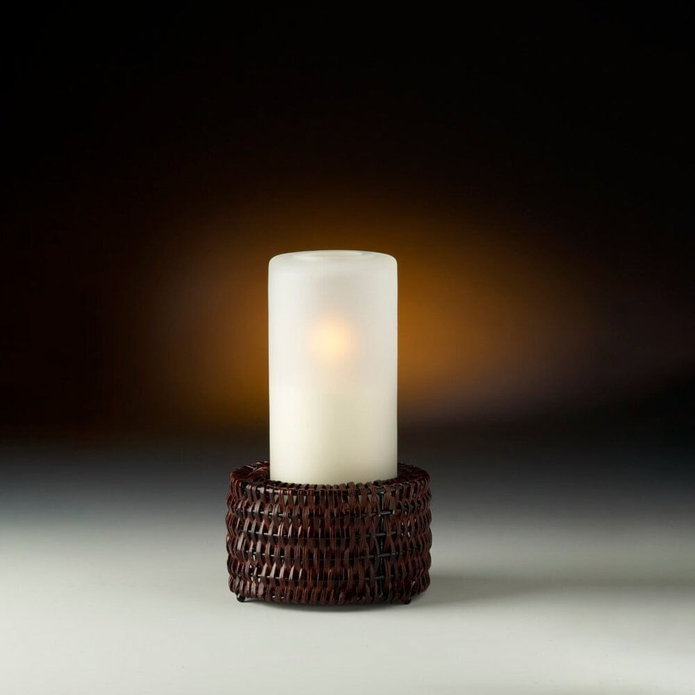 Velas Artificiales Nour Mimbre Cristal 2