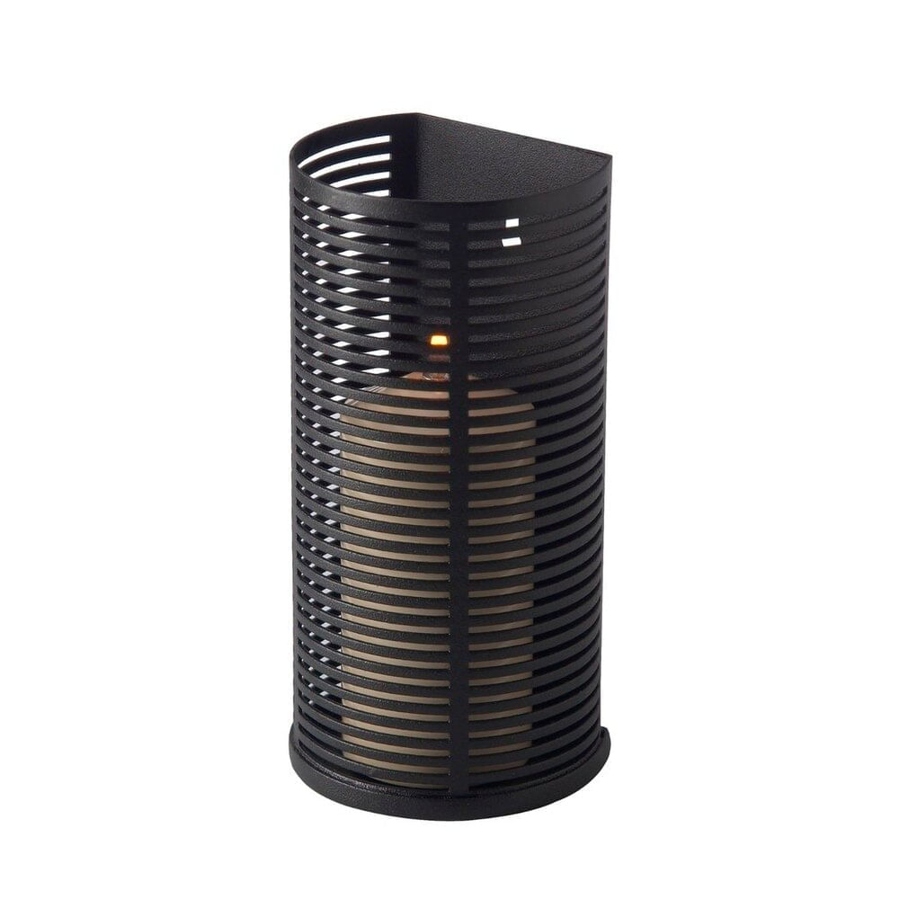 Velas Art. Cubi Semi Circular Negro Mate