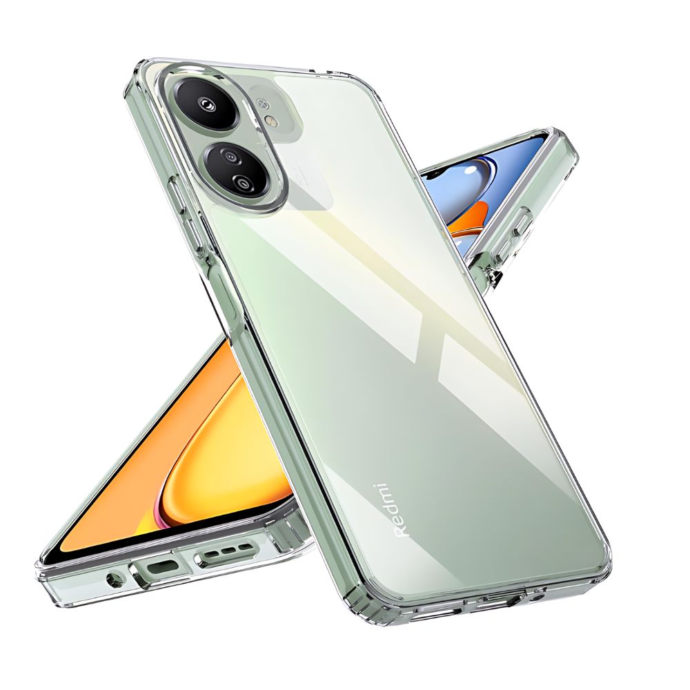 Case Space transparente con mica para Redmi 13C PREMIUM vip