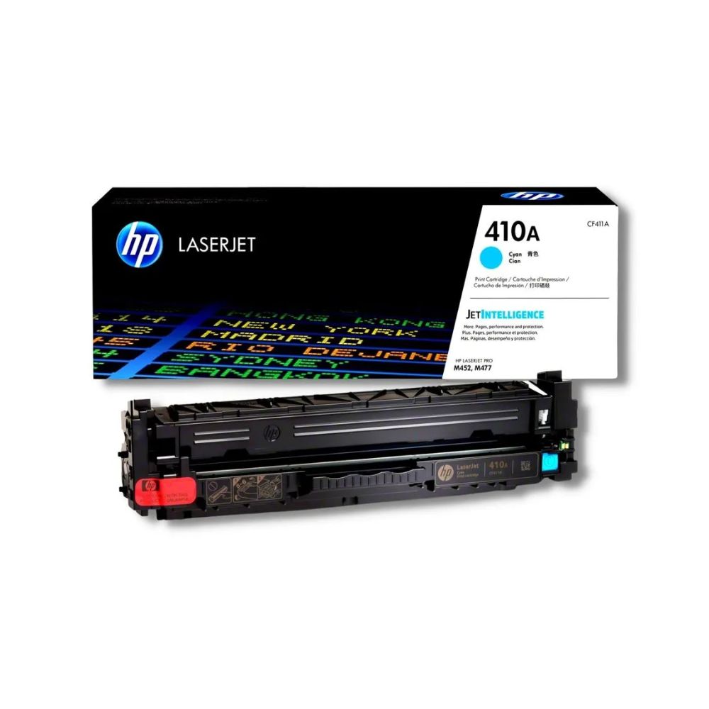Toner HP 410A Cian CF411A