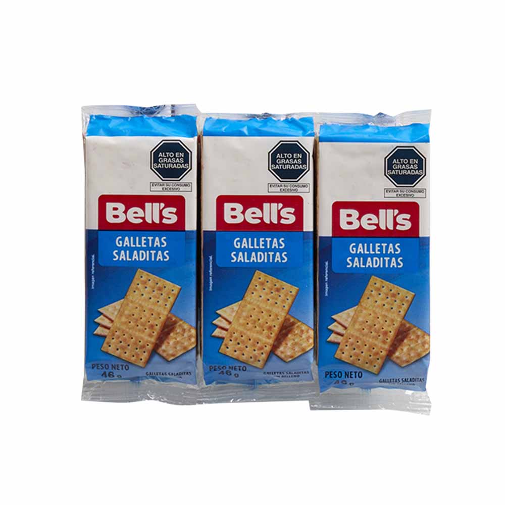 Galletas Saladitas BELL'S Paquete 6un