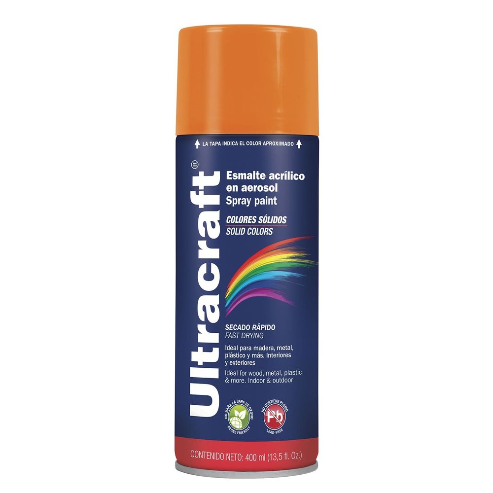 Pintura Spray Color Amarillo Ultracraf 40040