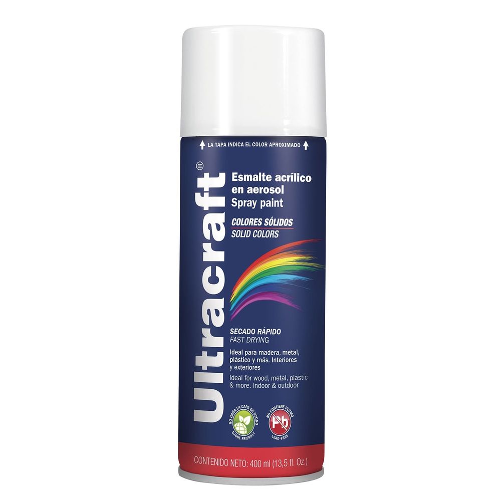 Pintura Spray Color Laca transparente Ultracraf 40041